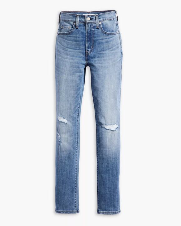 Levi's Denim - Levi’s 724 High Rise Straight Slim Jeans Wondrous Time Medium Wash 26x30